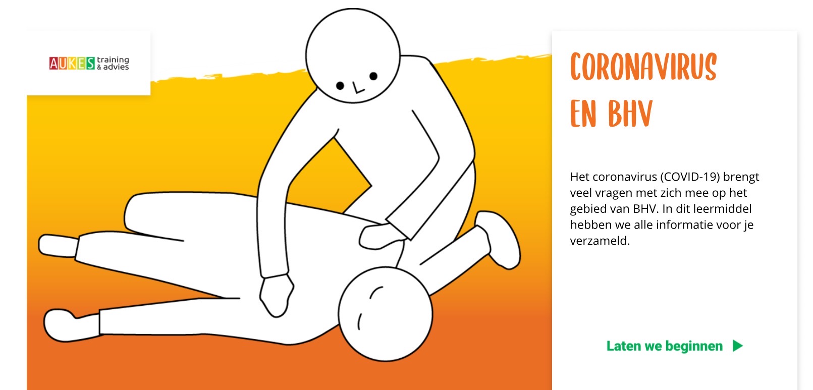 E-learning BHV tijdens Corona
