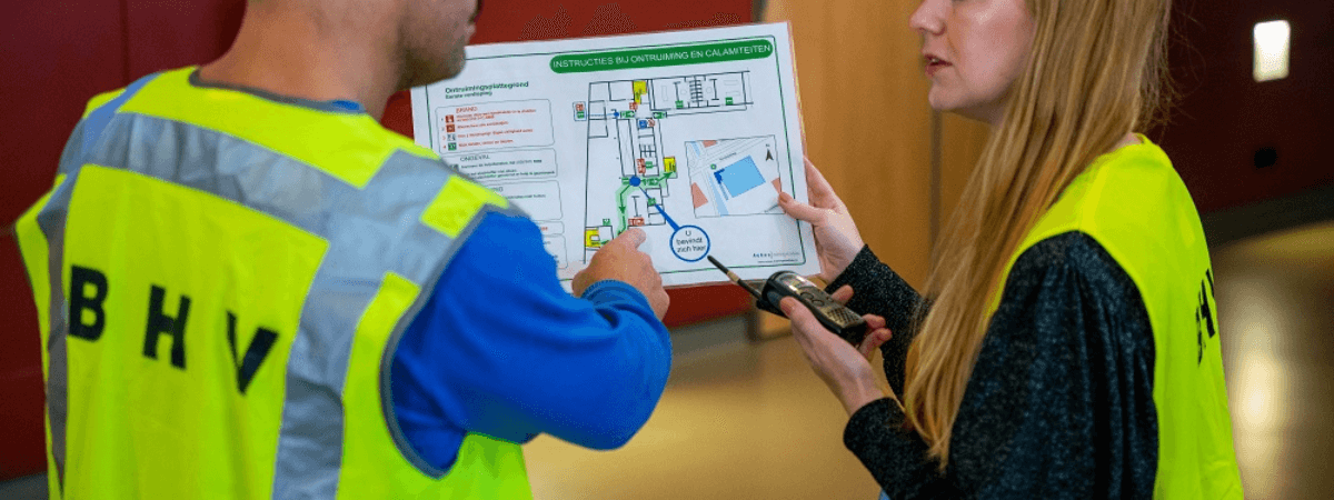Ontruimingsplattegrond controleren