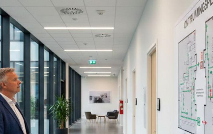 Controle ontruimingsplattegrond